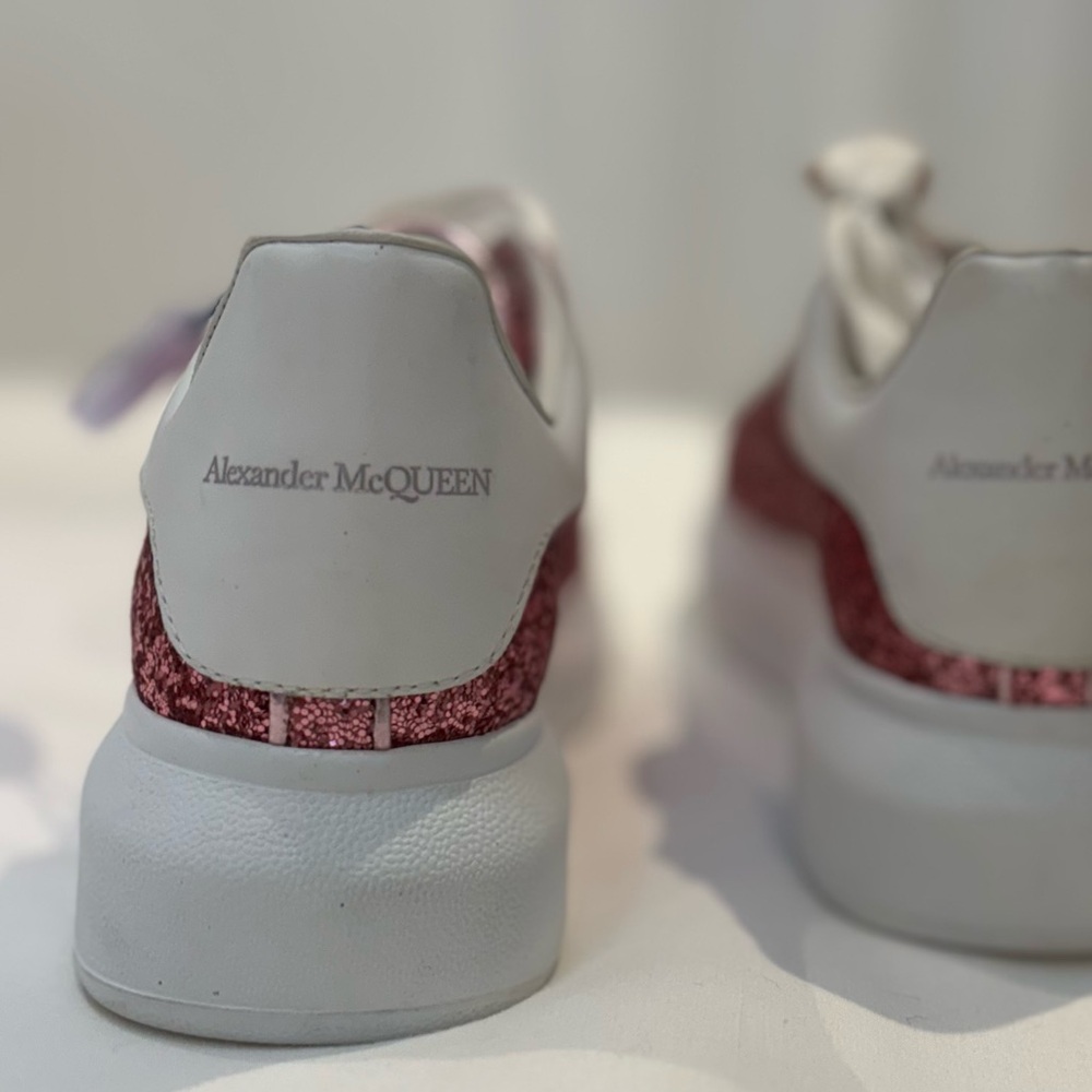 Alexander McQueen Oversized Leather Sneakers